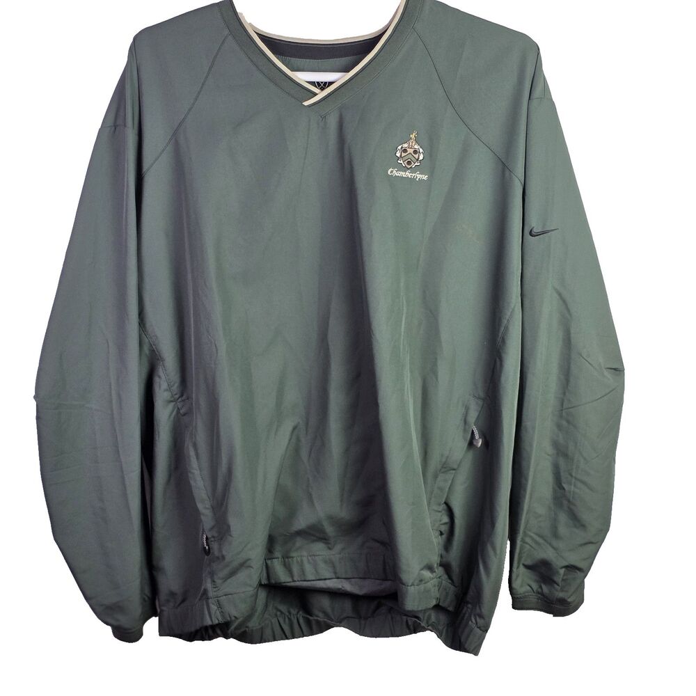 Weatherproof Men's XXL Green Eisenhower Golf Club V-Neck Windbreaker‎